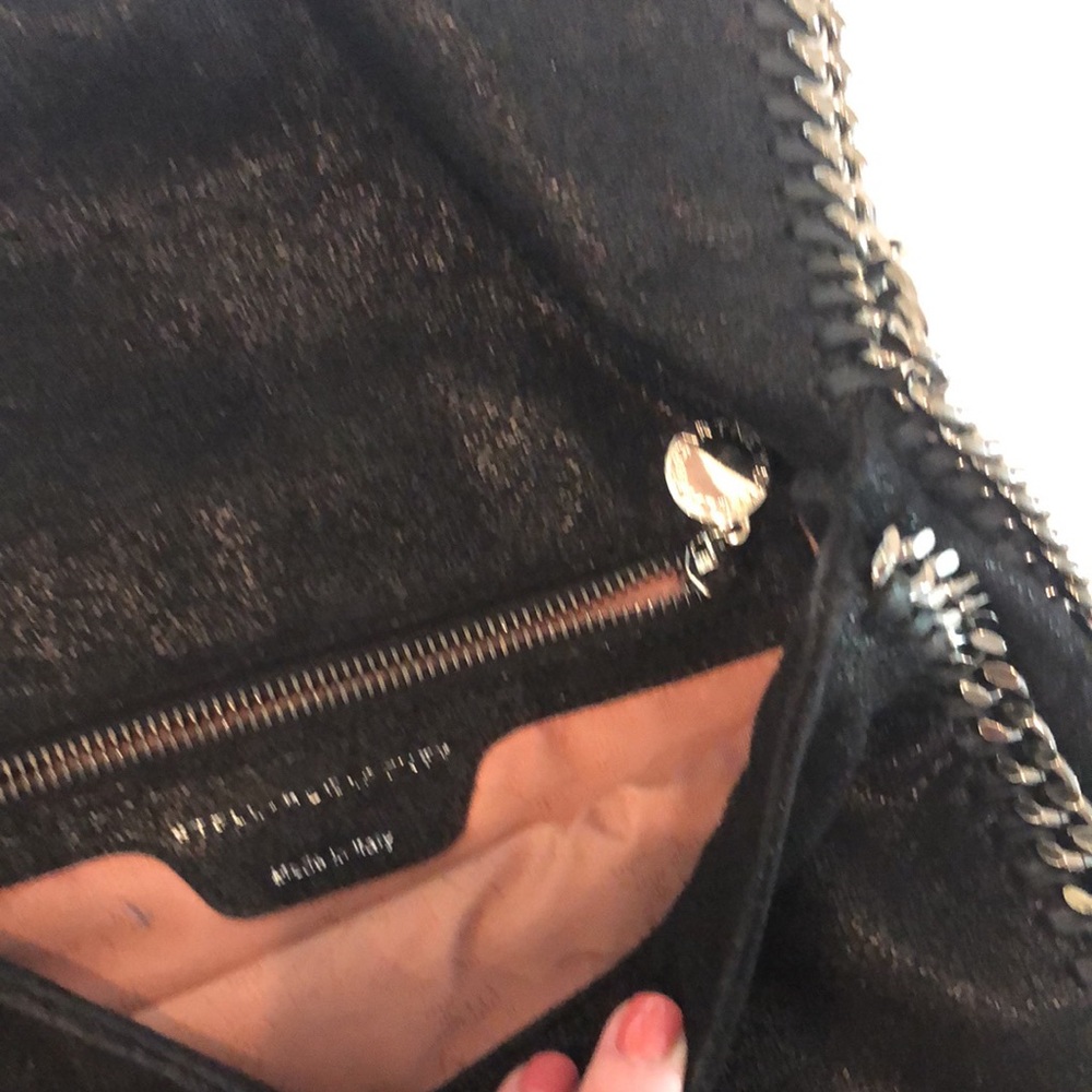 Stella McCartney Black Falabella Mini Chain Crossbody - Picture 5 of 8